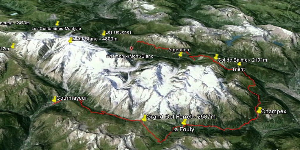 Tour du Mont Blanc en jeûnant