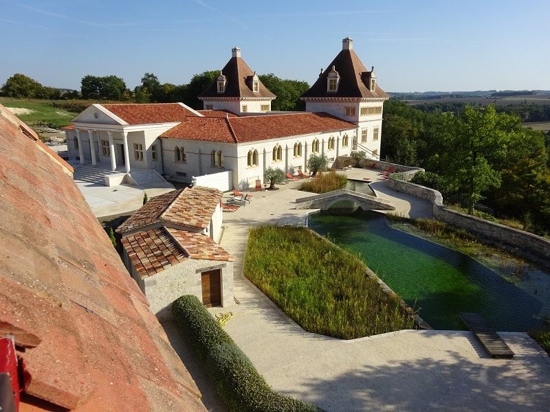 Accueil jeune randonnee gers chateau calme chambre privative - Accueil
