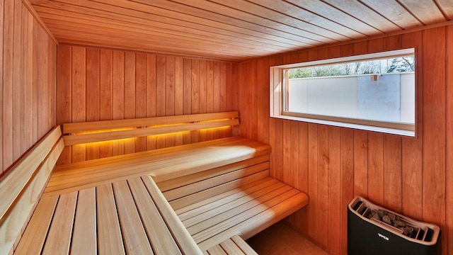 sauna crowd -