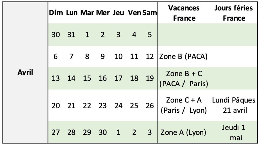 avril4 Grande 1024x574 - Calendrier des stages 2025